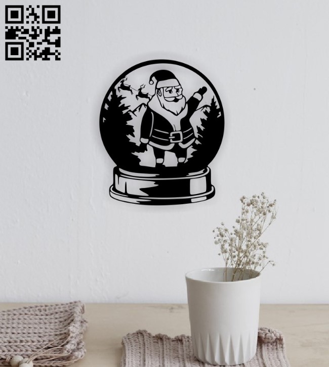 Santa Claus E0015708 file cdr and dxf free vector download for laser cut plasma