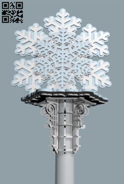 Snowflake E0015650 file cdr and dxf free vector download for laser cut plasma