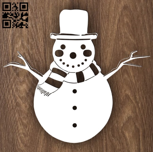 Snowman E0015691 file cdr and dxf free vector download for laser cut plasma