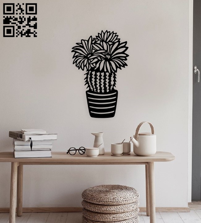 Cactus wall decor