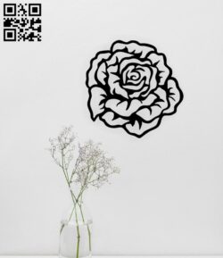 Rose E0015765 file cdr and dxf free vector download for laser cut plasma