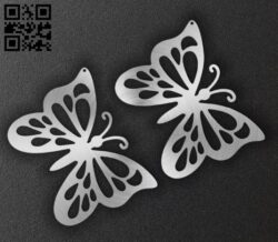 Butterfly earring