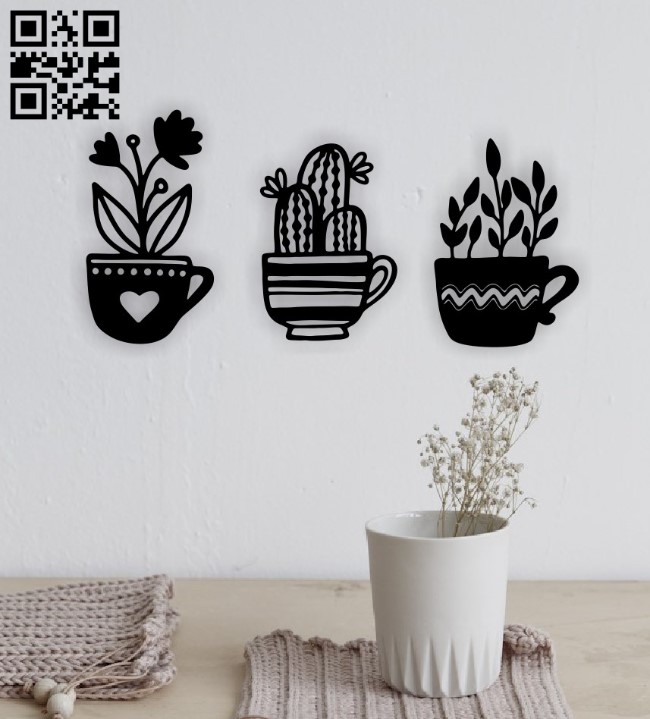 Cactus wall decor