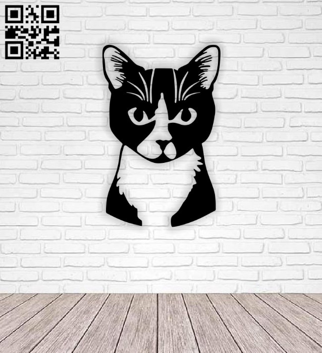 Cat head wall decor