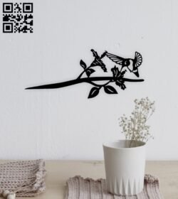 Hummingbird wall decor