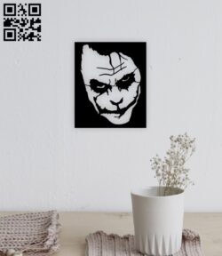 Joker face wall decor