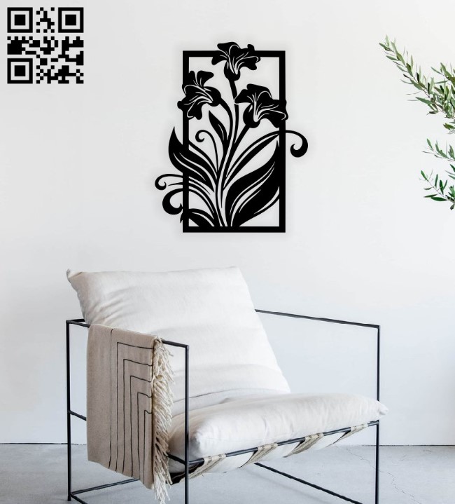 Lily wall decor