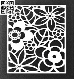 Abstract Flower Art G0000007 file cdr and dxf free vector download for Laser cut cnc
