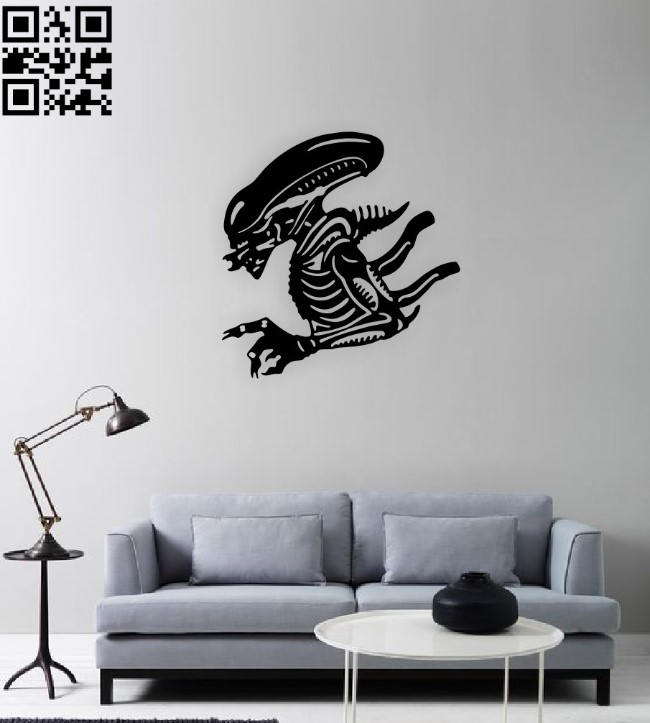 Alien wall decor