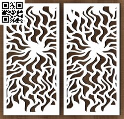 Art Pattern G0000002 file cdr and dxf free vector download for Laser cut