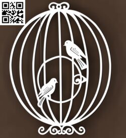 Bird Cage  G0000082 file cdr and dxf free vector download for CNC cut
