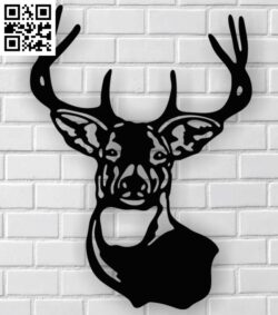 Buck Mule Deer G0000089 file cdr and dxf free vector download for CNC cut