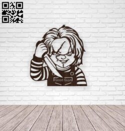 Chucky E0016307 file cdr and dxf free vector download for laser cut plasma