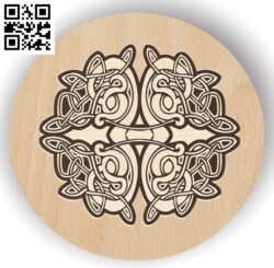 Circle Celtic Design Vector G0000174 file cdr and dxf free vector download for CNC cut