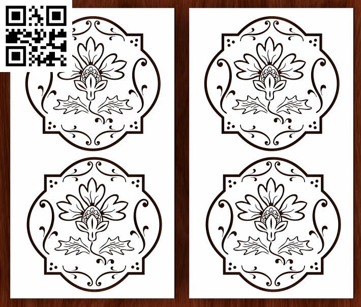 Cvetok G0000140 file cdr and dxf free vector download for CNC cut 5 Cvetok