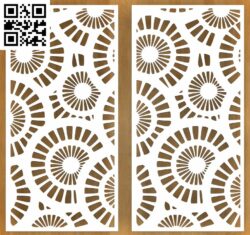 Deco panel G0000129 file cdr and dxf free vector download for CNC cut