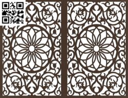 Deco panel R G0000130 file cdr and dxf free vector download for CNC cut