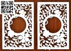 Decorative Leafy Frame G0000043 file cdr and dxf free vector download for Laser cut cnc