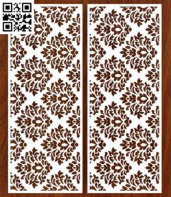 Design Pattern D G0000163 file cdr and dxf free vector download for CNC cut