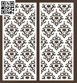 Design Pattern E G0000164 file cdr and dxf free vector download for CNC cut
