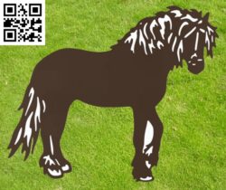 Draft Horse G0000088 file cdr and dxf free vector download for CNC cut