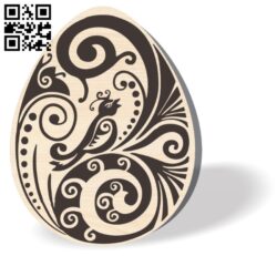 Easter decoration E0016229 file cdr and dxf free vector download for laser engraving machine