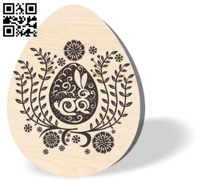 Easter decoration E0016232 file cdr and dxf free vector download for laser engraving machine