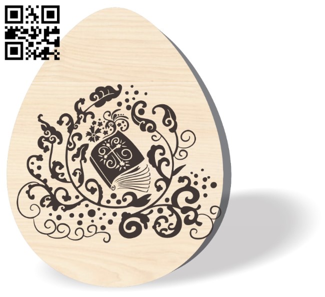 Easter decoration E0016268 file cdr and dxf free vector download for laser engraving machine