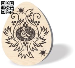 Easter decoration E0016269 file cdr and dxf free vector download for laser engraving machine