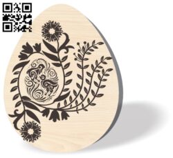 Easter decoration E0016271 file cdr and dxf free vector download for laser engraving machine