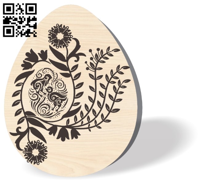 Easter decoration E0016271 file cdr and dxf free vector download for laser engraving machine