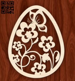 Egg Easter E0016326 file cdr and dxf free vector download for laser cut plasma