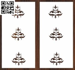 Flowering   G0000074 file cdr and dxf free vector download for Laser cut CNC
