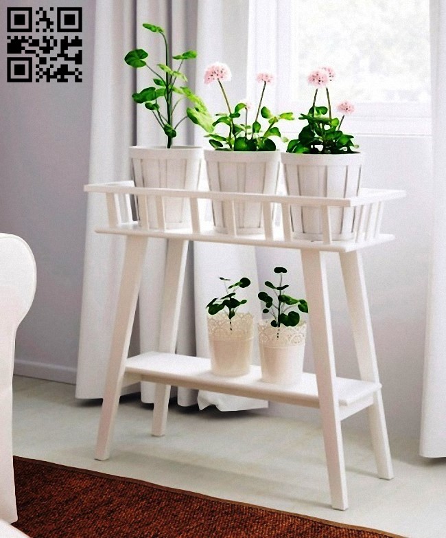 Flower stand E0016204 file cdr and dxf free vector download for laser cut