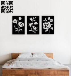 Flower wall decor