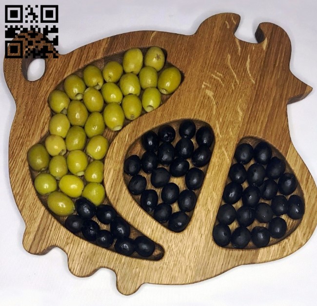 Fruit tray E0016350 file cdr and dxf free vector download for laser cut