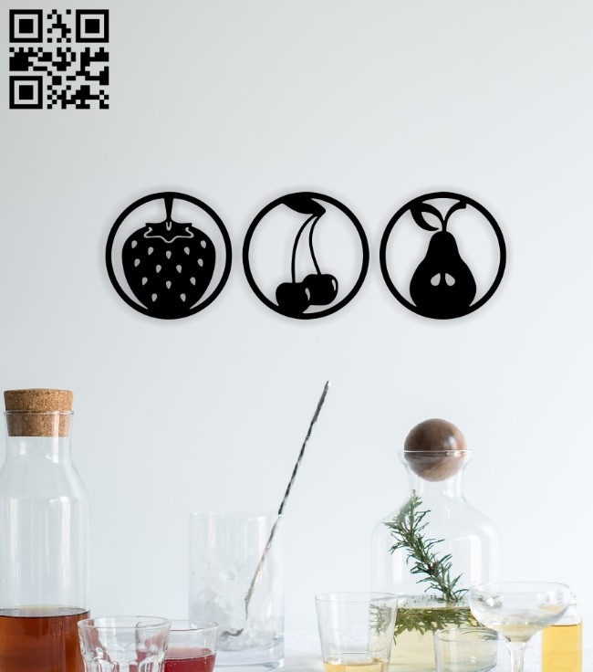 Fruits wall decor