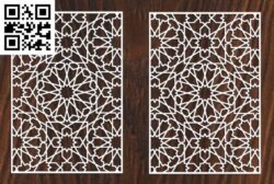 Granada geometric pattern G0000028 file cdr and dxf free vector download for laser cut plasma 