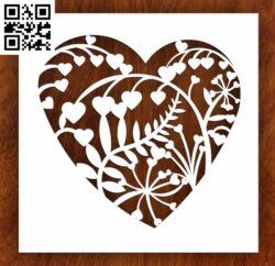 Hearts G0000033 file cdr and dxf free vector download for Laser cut cnc