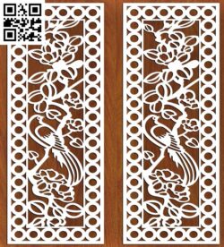 Leaf Design Pattern G0000165 file cdr and dxf free vector download for CNC cut