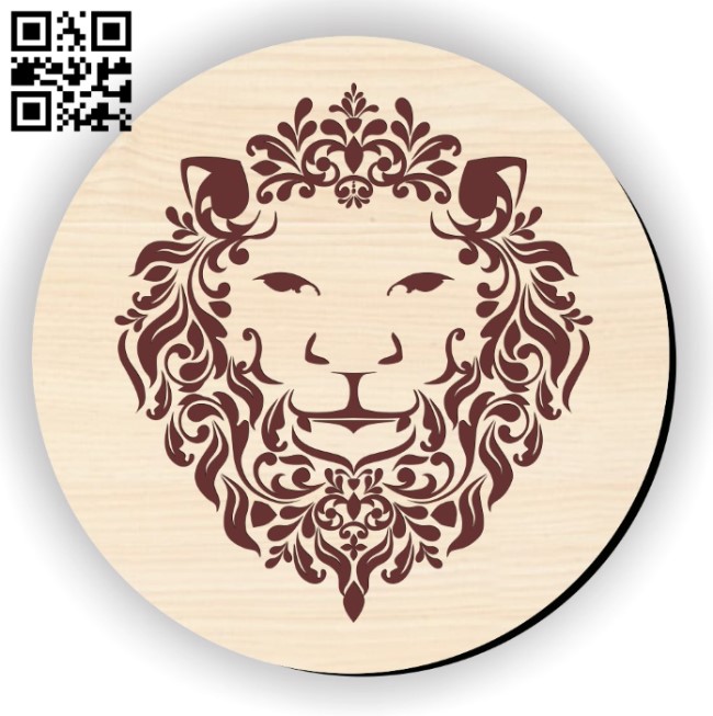 Leo zodiac E0016223 file cdr and dxf free vector download for laser engraving machine
