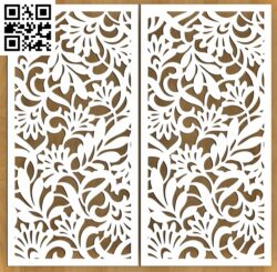 Mdf Laser Cut Jali Pattern G0000134 file cdr and dxf free vector download for CNC cut