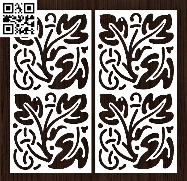 Ornamental Panel 2 E0016151 file cdr and dxf free vector download for Laser cut cnc