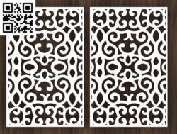Ornamental Panel E0016152 file cdr and dxf free vector download for Laser cut