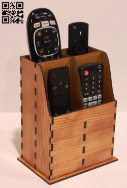 Remote control organize E0016190 free vector download for laser cut