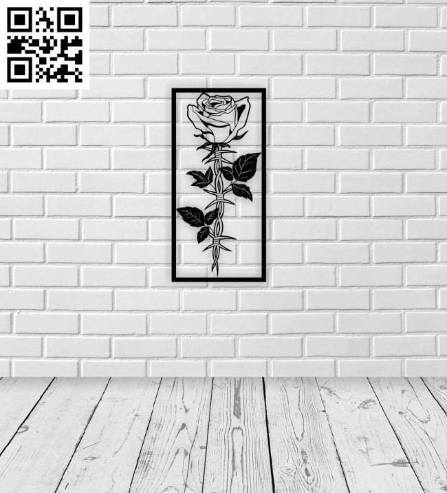 Rose wall decor