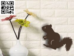 Squirrel Silhouette G0000084 file cdr and dxf free vector download for CNC cut