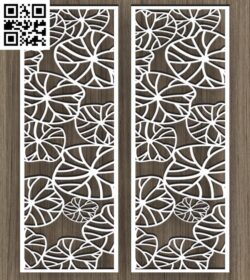 The carved tracery wall partition E0016168 file cdr and dxf free vector download for Laser cut plasma