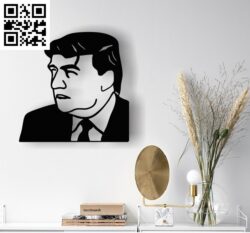 Trump G0000121 file cdr and dxf free vector download for CNC cut