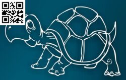 Turtle G0000102 file cdr and dxf free vector download for CNC cut